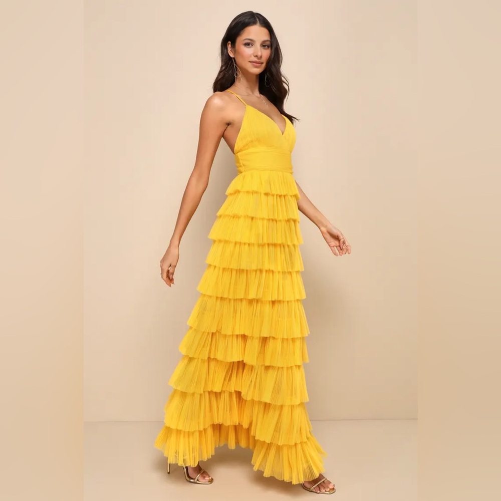 Yellow dress from Lulus - worn once